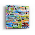 Epic Art 'Metro Mix 33 II' by Erin Ashley Acrylic Glass Wall Art