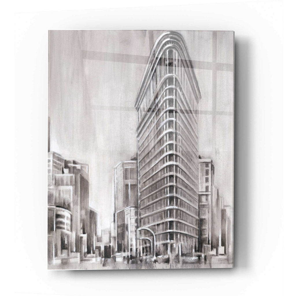 Epic Art 'Art Deco Cityscape II' by Ethan Harper Acrylic Glass Wall Art