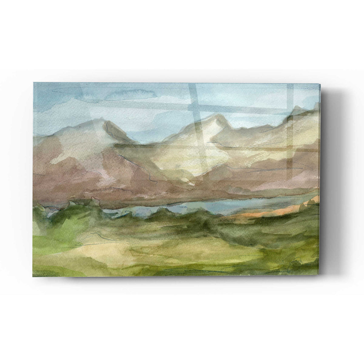 Epic Art 'Plein Air Landscape II' by Ethan Harper Acrylic Glass Wall Art