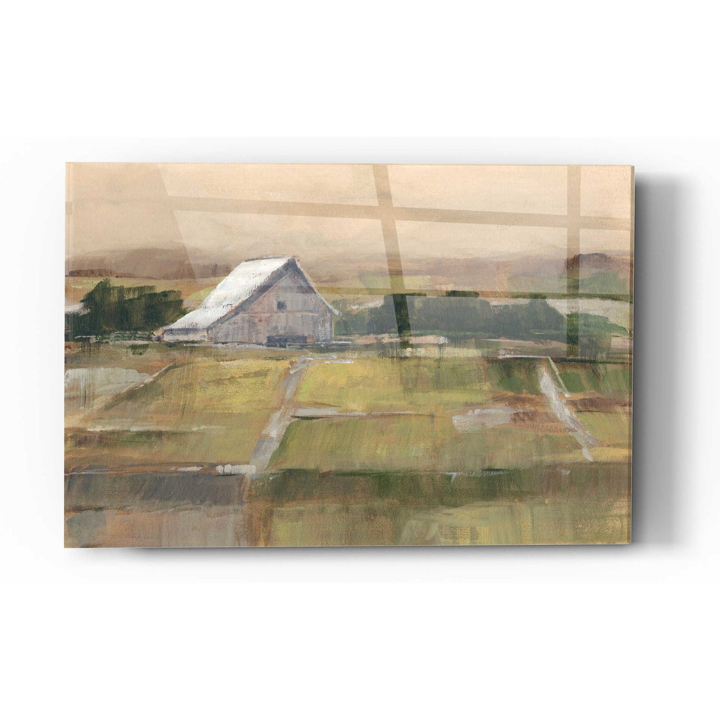 Epic Art 'Rural Sunset II' by Ethan Harper Acrylic Glass Wall Art