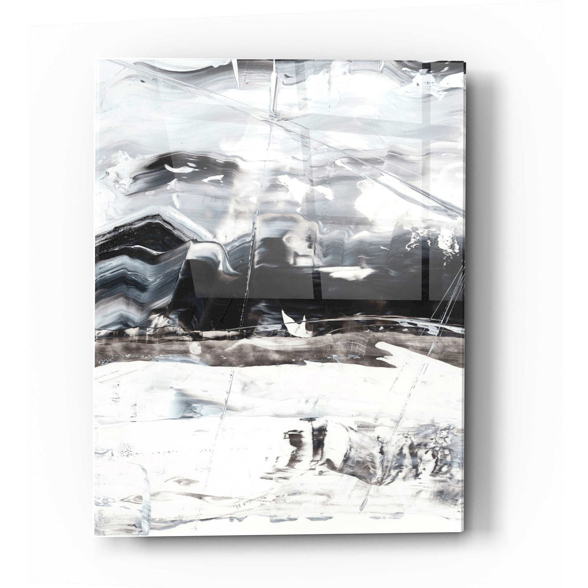 Epic Art 'Winter Lightning I' by Ethan Harper Acrylic Glass Wall Art