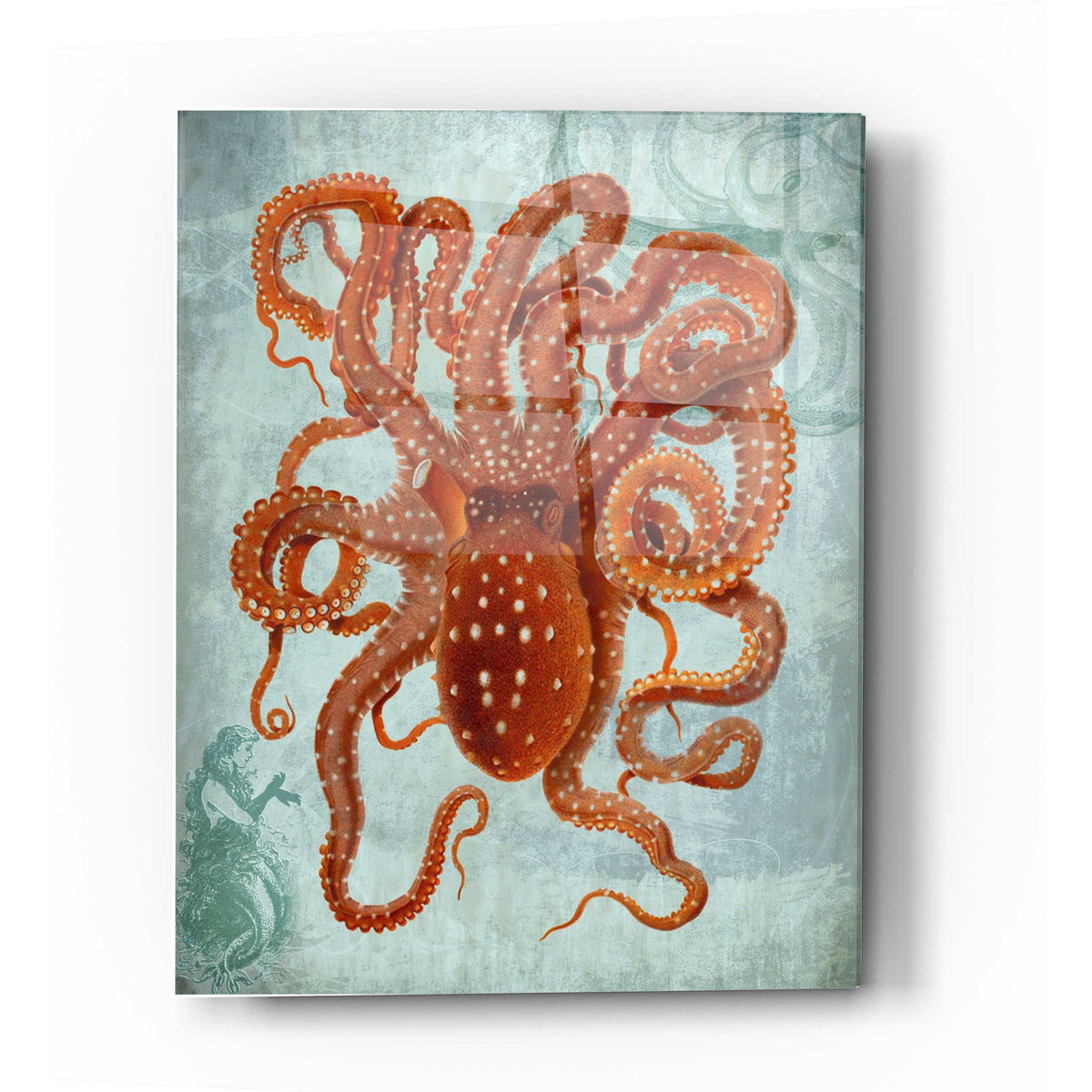 Epic Art 'Coastal Life Collection 2 b' by Fab Funky Acrylic Glass Wall Art
