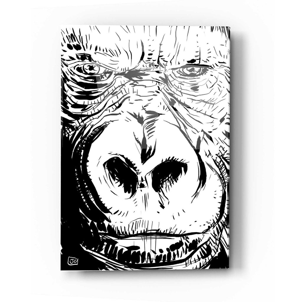 Epic Art "Gorilla" by Giuseppe Cristiano, Acrylic Glass Wall Art