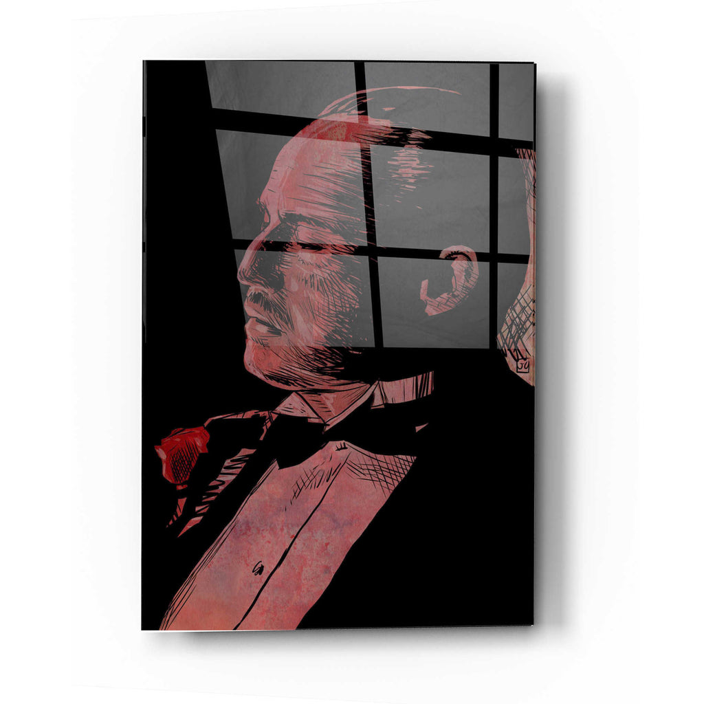 Epic Art "Brando-Godfather" by Giuseppe Cristiano, Acrylic Glass Wall Art