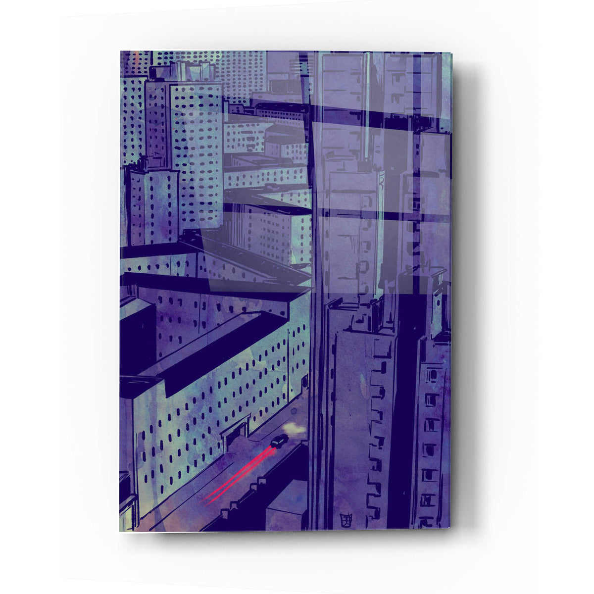 Epic Art "Cars 10" by Giuseppe Cristiano, Acrylic Glass Wall Art