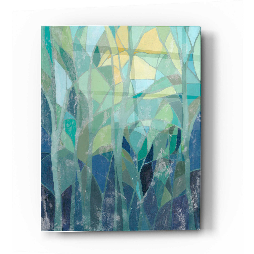 Epic Art 'Stained Glass Forest I' by Grace Popp Acrylic Glass Wall Art