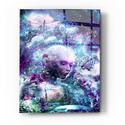 Epic Art "Discovering The Cosmic Consciousness" by Cameron Gray, Acrylic Glass Wall Art