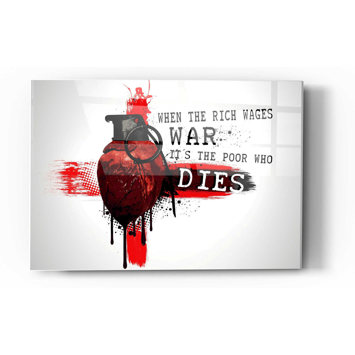 Epic Art 'When The Rich Wages War' by Nicklas Gustafsson, Acrylic Glass Wall Art