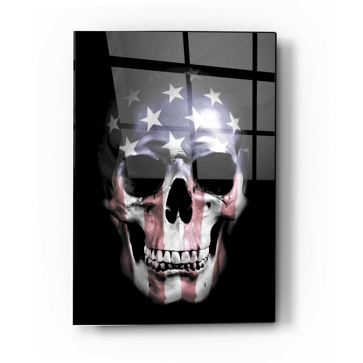 Epic Art 'American Skull' by Nicklas Gustafsson, Acrylic Glass Wall Art