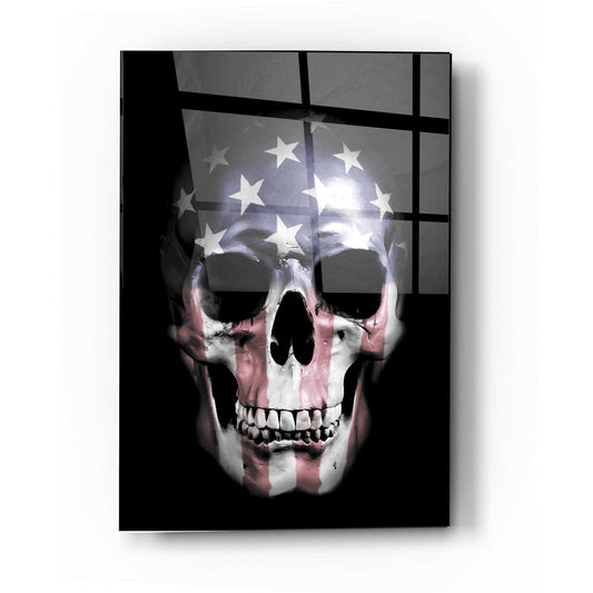 Epic Art 'American Skull' by Nicklas Gustafsson, Acrylic Glass Wall Art