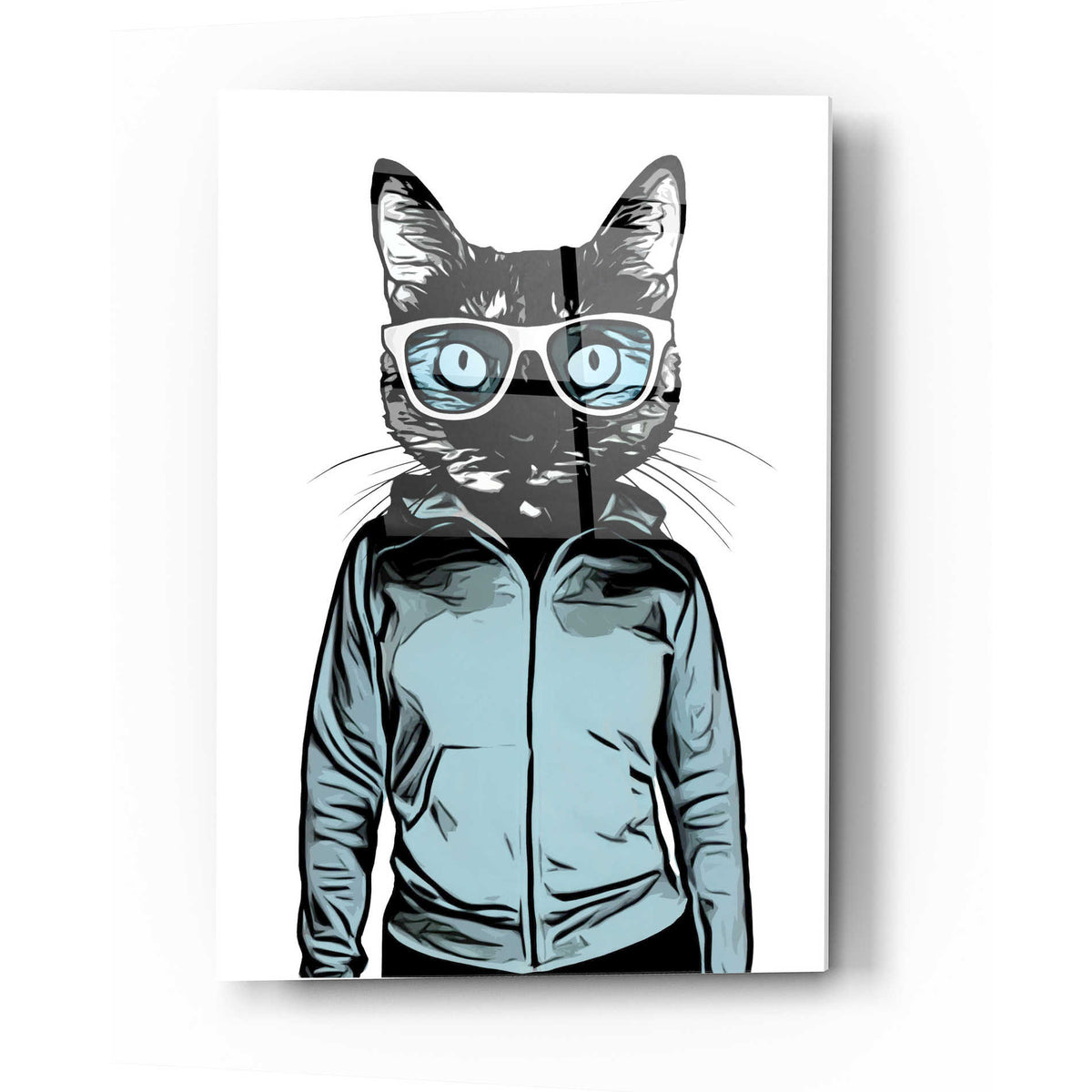 Epic Art 'Cool Cat' by Nicklas Gustafsson, Acrylic Glass Wall Art