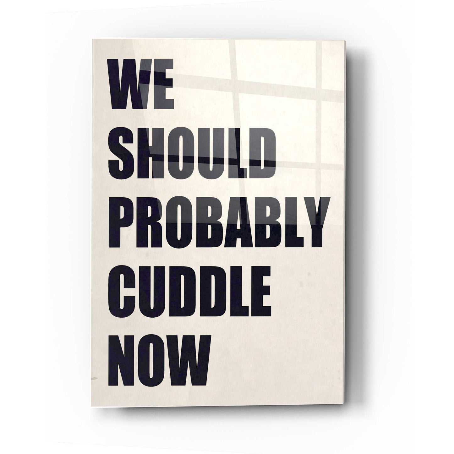 Epic Art 'We Should Probably Cuddle Now' by Nicklas Gustafsson, Acrylic Glass Wall Art