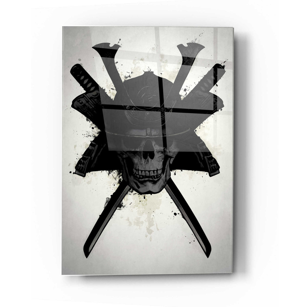 Epic Art 'Samurai Skull' by Nicklas Gustafsson, Acrylic Glass Wall Art