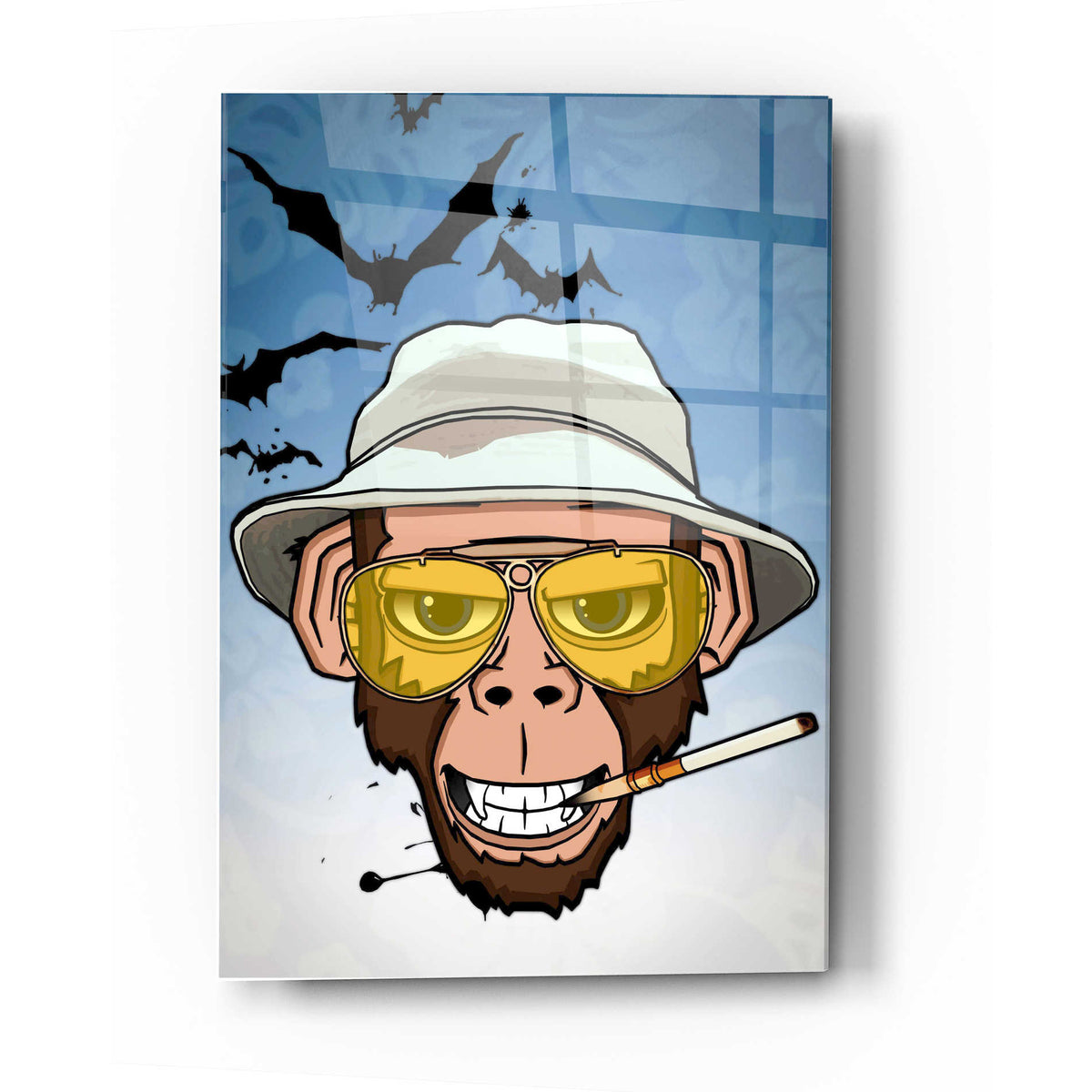 Epic Art 'Monkey Business in Las Vegas' by Nicklas Gustafsson, Acrylic Glass Wall Art