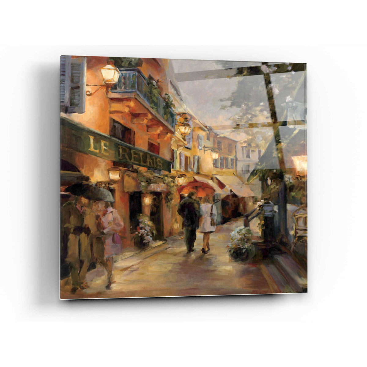Epic Art 'Evening in Paris' by Marilyn Hageman, Acrylic Glass Wall Art