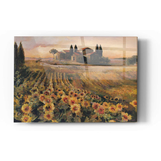 Epic Art 'Sunflowers in Italy' by Marilyn Hageman, Acrylic Glass Wall Art