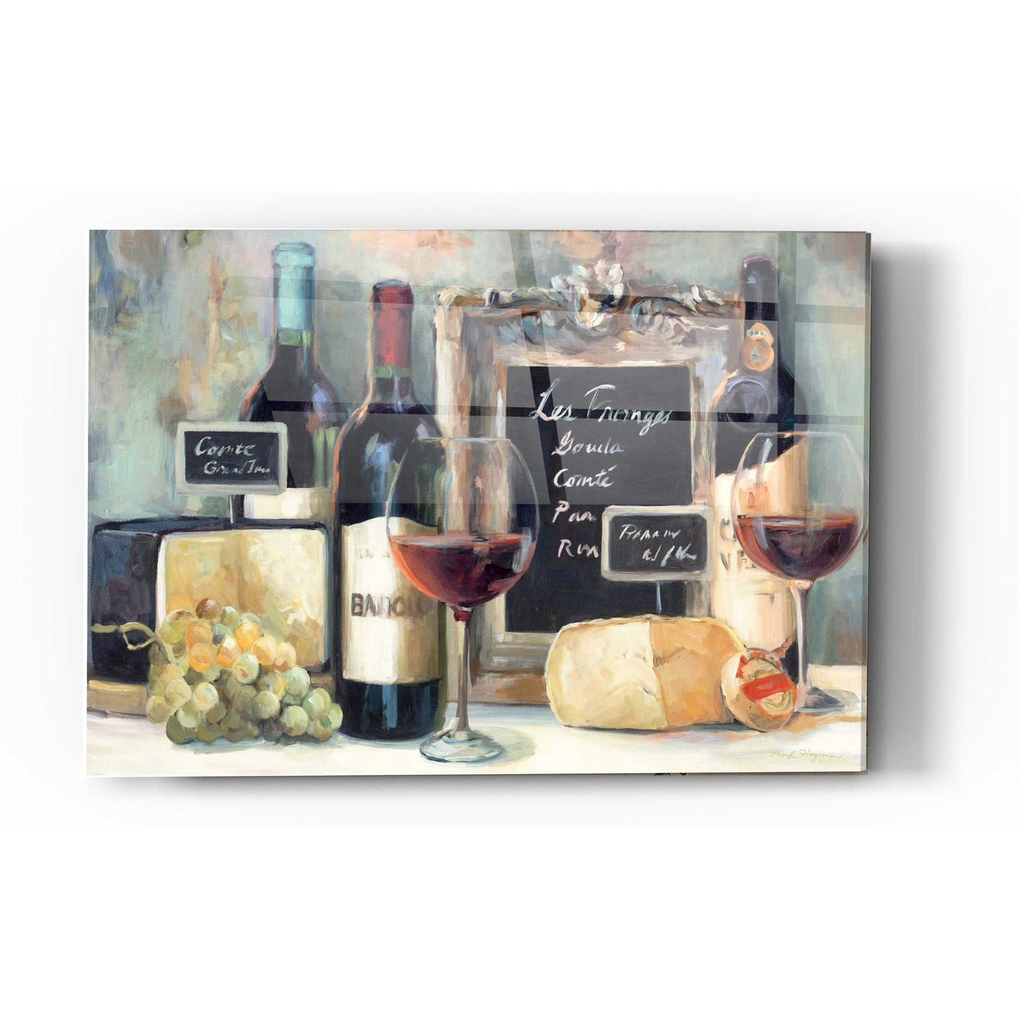 Epic Art 'Les Fromages' by Marilyn Hageman, Acrylic Glass Wall Art