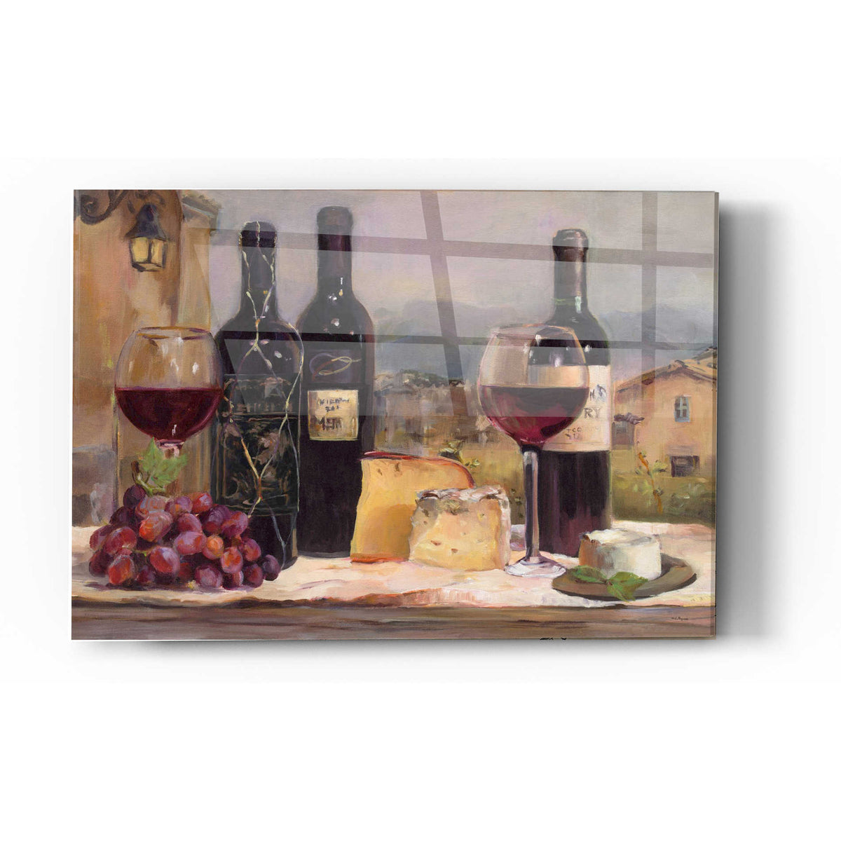 Epic Art 'Villa Reds' by Marilyn Hageman, Acrylic Glass Wall Art