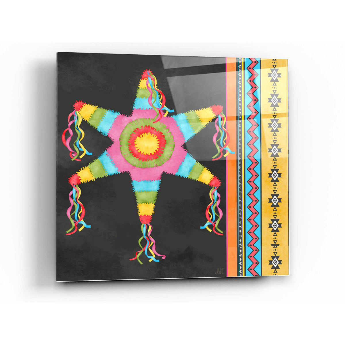 Epic Art 'Pinata Party II' by Jade Reynolds Acrylic Glass Wall Art