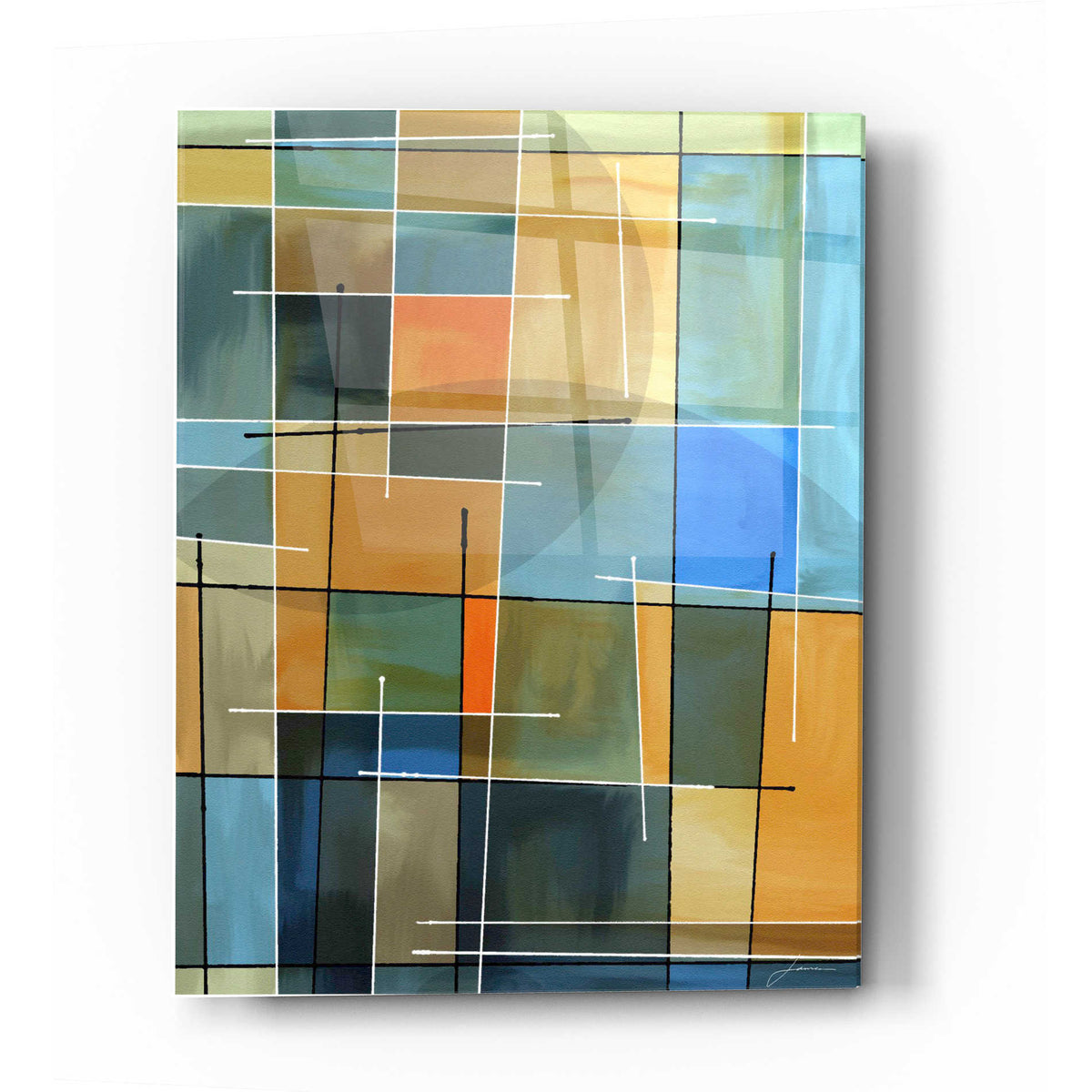 Epic Art 'Counter Balance II' by James Burghardt, Acrylic Glass Wall Art
