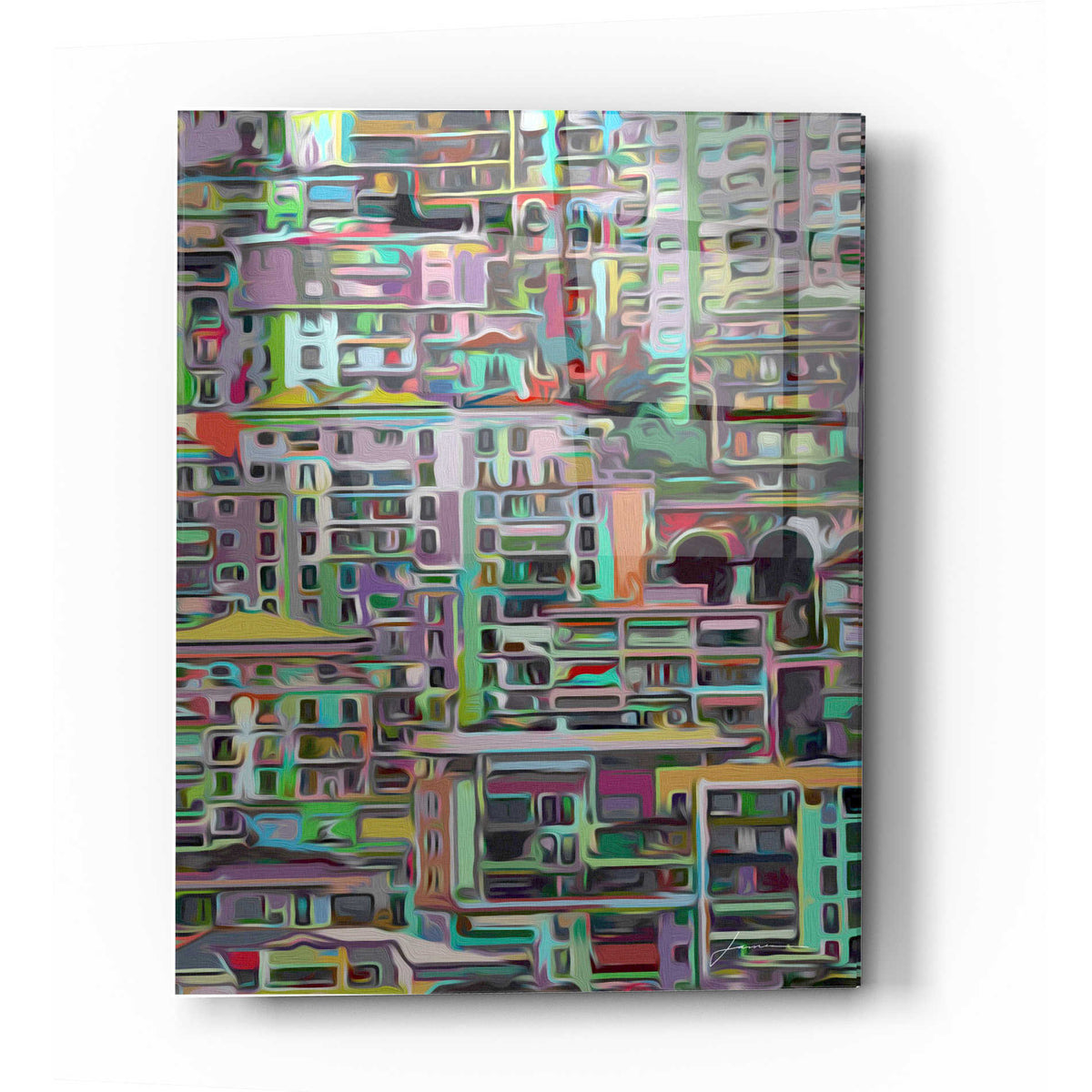 Epic Art 'Stack I' by James Burghardt, Acrylic Glass Wall Art
