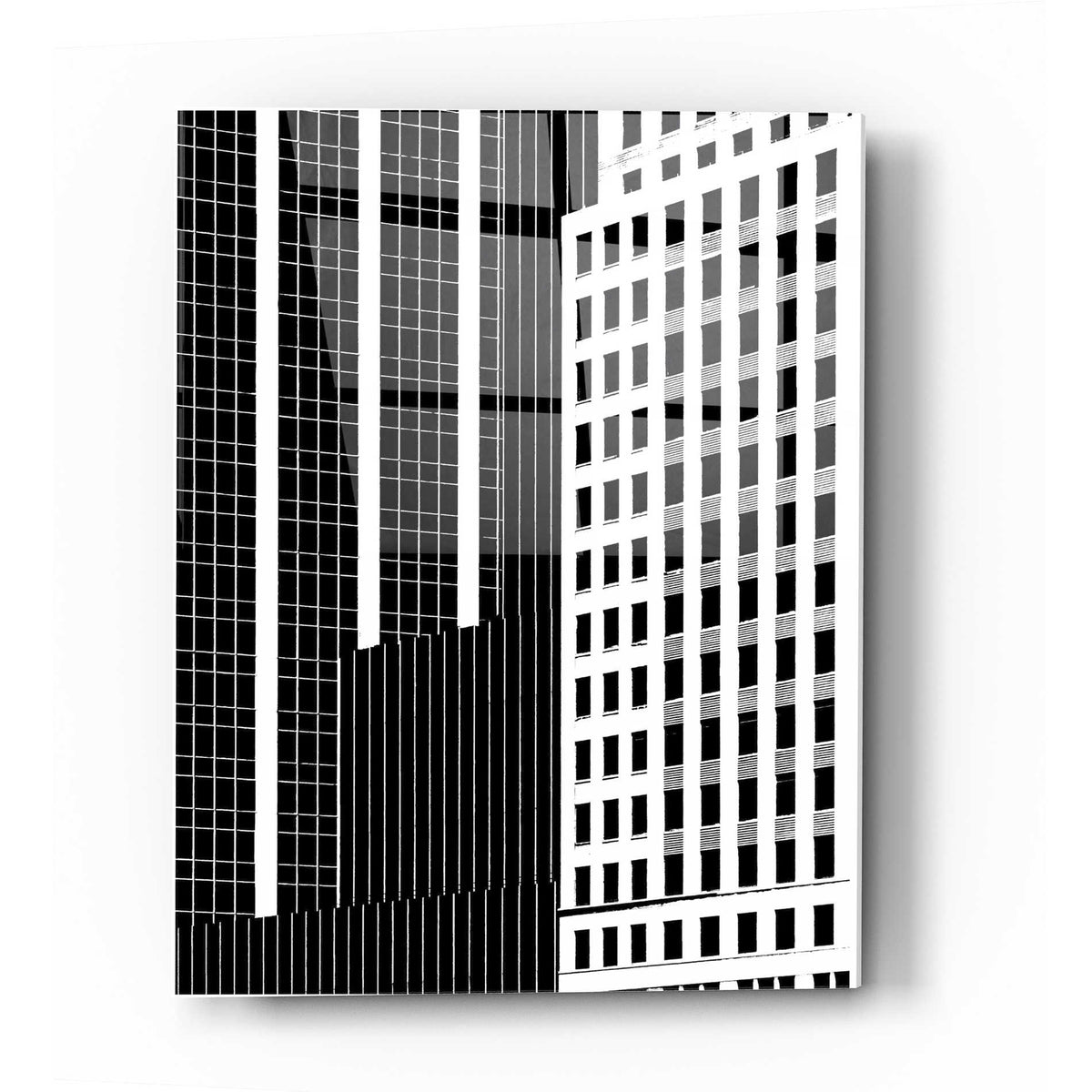Epic Art 'NYC in Pure B&W II' by Jeff Pica Acrylic Glass Wall Art
