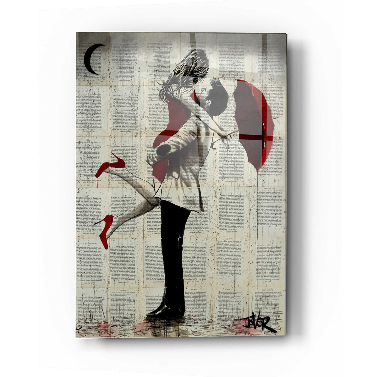 Epic Art 'It Rained' by Loui Jover, Acrylic Glass Wall Art