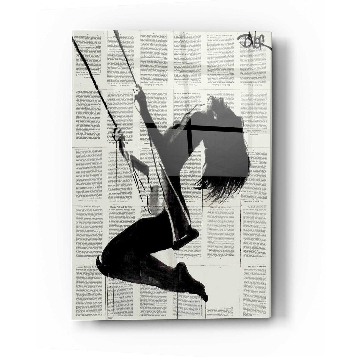 Epic Art 'The Lightness of Being Again' by Loui Jover, Acrylic Glass Wall Art