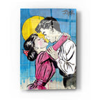 Epic Art 'Love Moon Pop' by Loui Jover, Acrylic Glass Wall Art