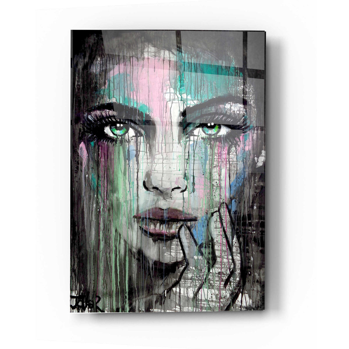 Epic Art 'New Muse' by Loui Jover, Acrylic Glass Wall Art