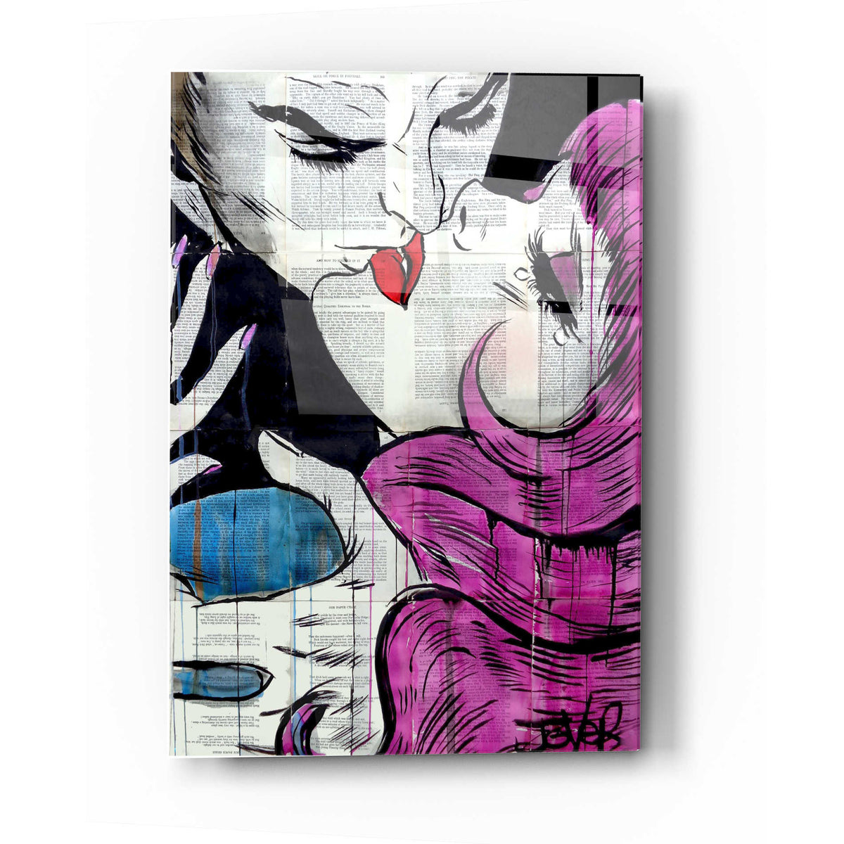 Epic Art 'Passion Pop' by Loui Jover, Acrylic Glass Wall Art