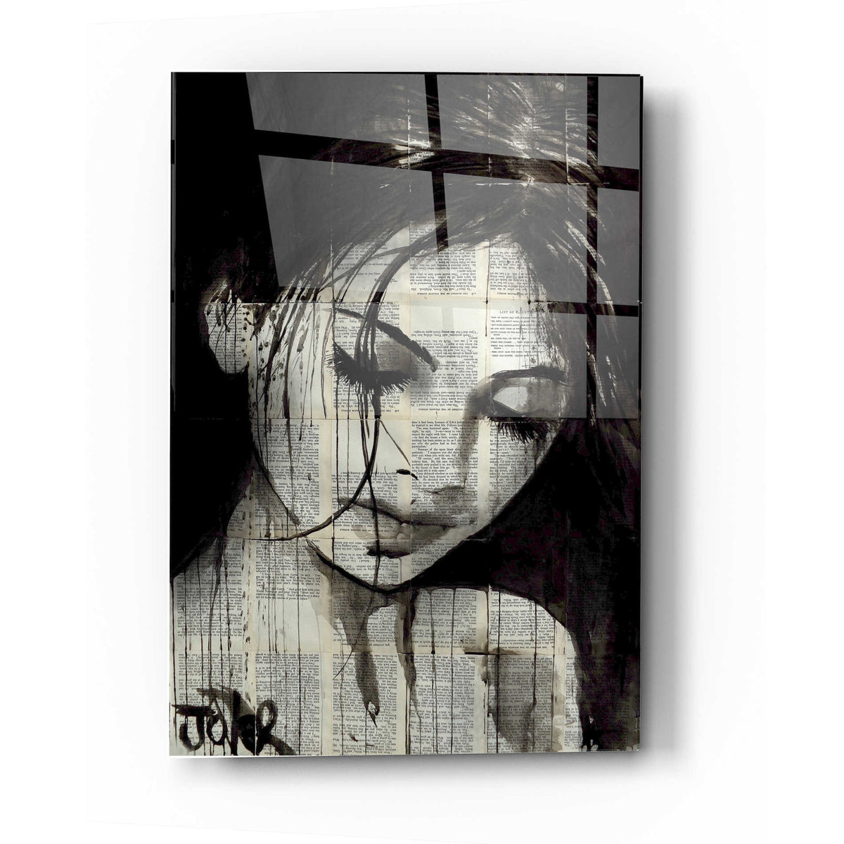 Epic Art 'Wild Daisy' by Loui Jover, Acrylic Glass Wall Art