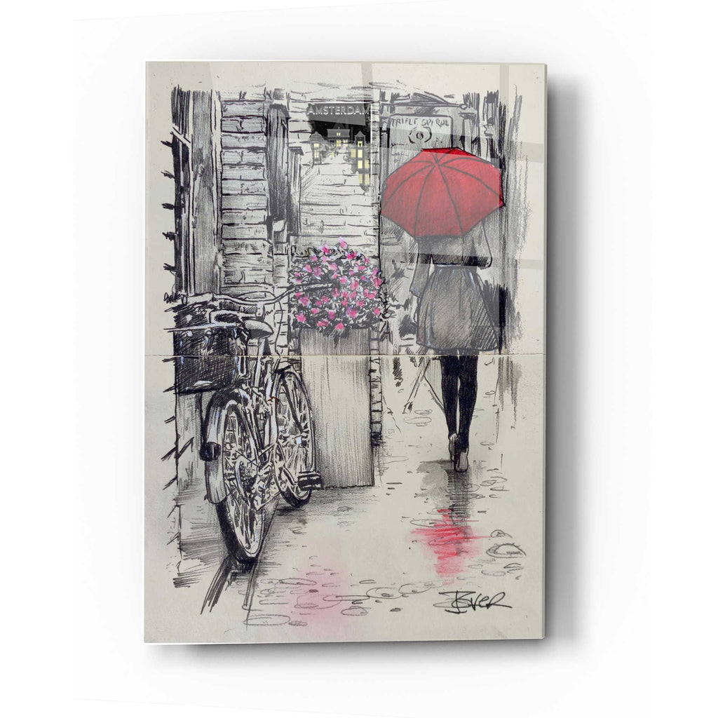 Epic Art 'Amsterdam Walk' by Loui Jover, Acrylic Glass Wall Art