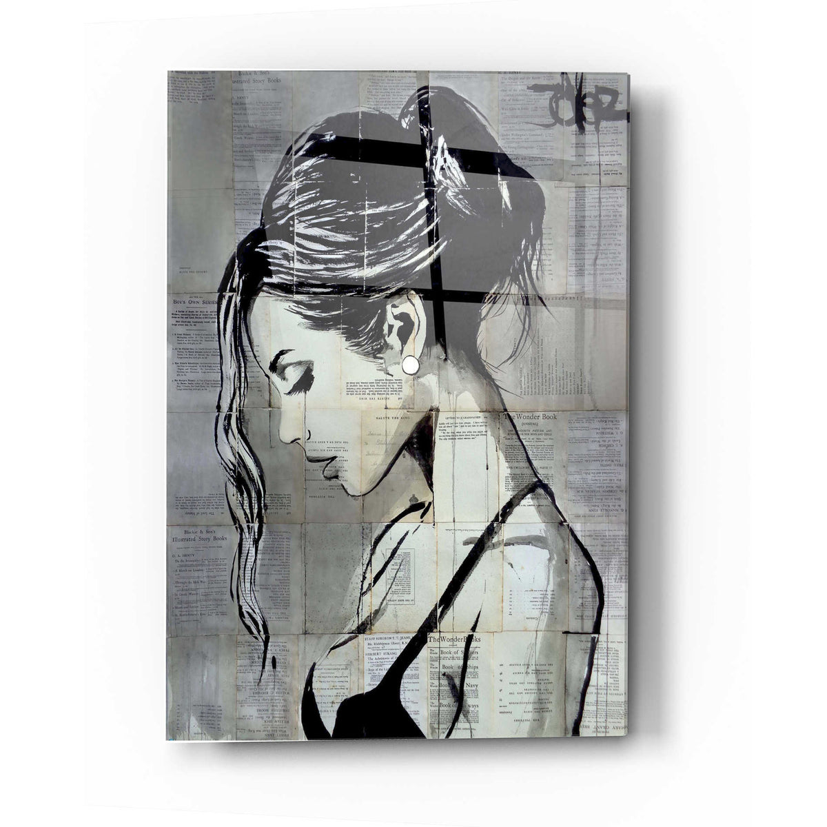 Epic Art 'Being' by Loui Jover, Acrylic Glass Wall Art