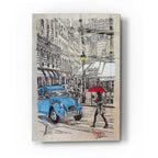 Epic Art 'Blue Citroen' by Loui Jover, Acrylic Glass Wall Art