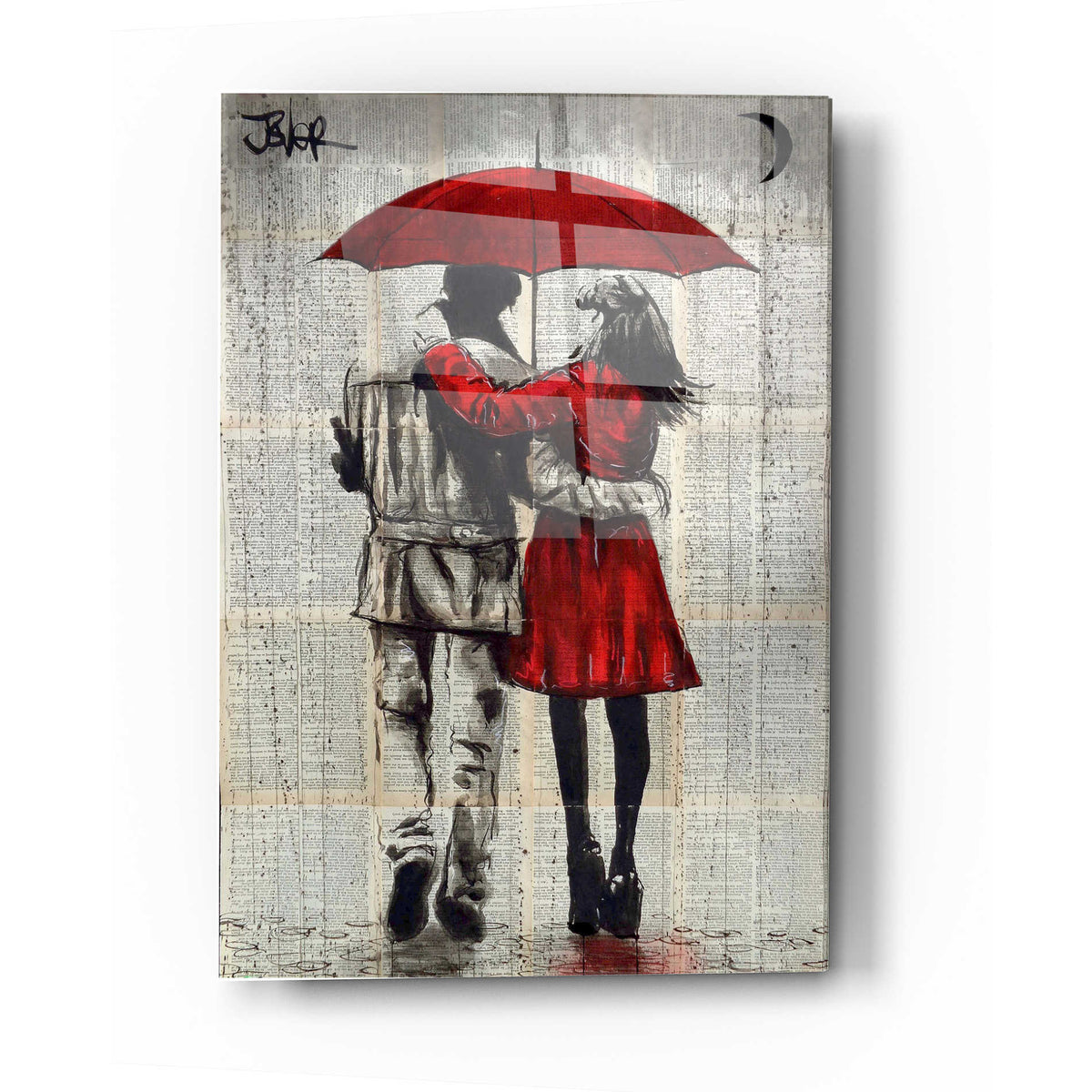 Epic Art 'Fall' by Loui Jover, Acrylic Glass Wall Art