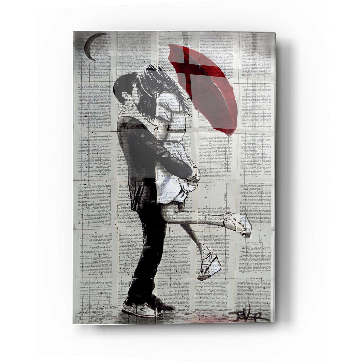 Epic Art 'Forever Romantics' by Loui Jover, Acrylic Glass Wall Art