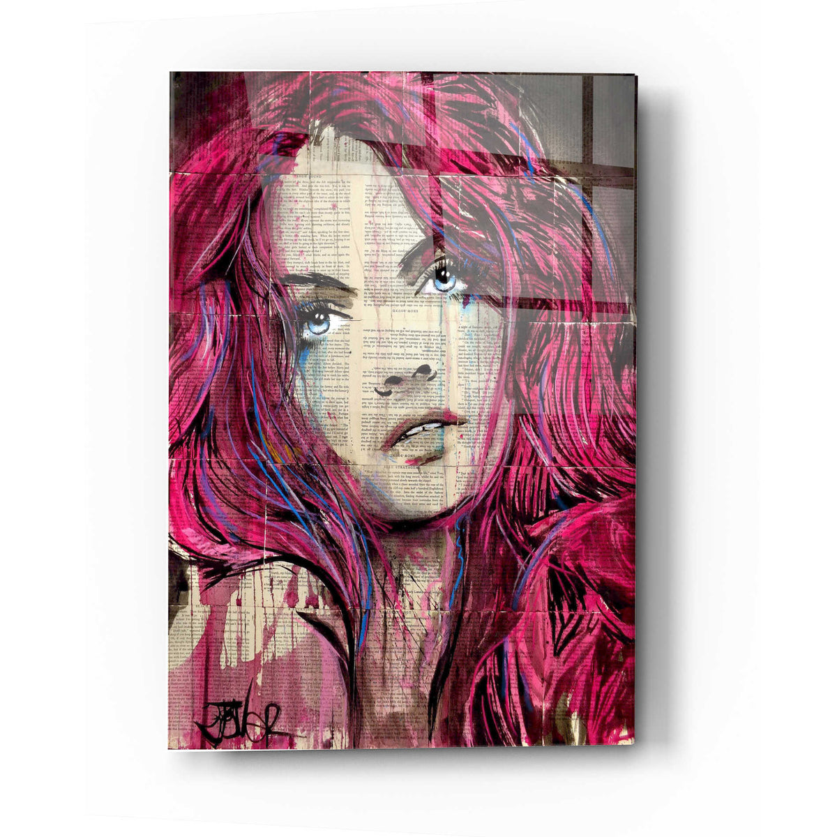 Epic Art 'Incinerate' by Loui Jover, Acrylic Glass Wall Art