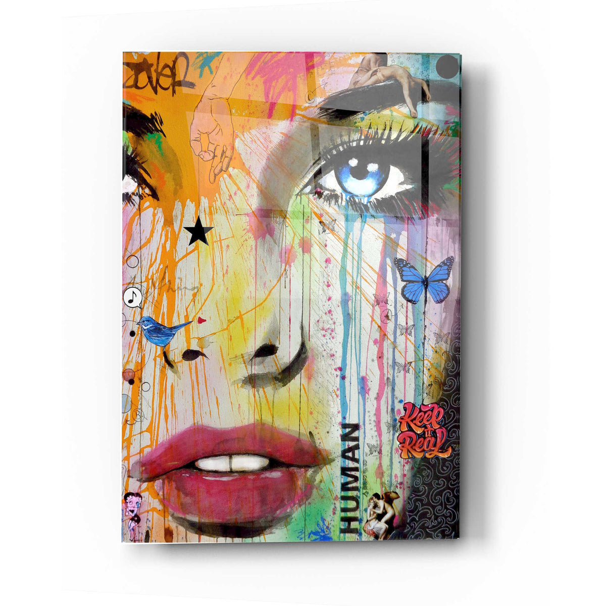 Epic Art 'Reality' by Loui Jover, Acrylic Glass Wall Art