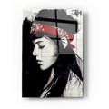 Epic Art 'Red Bandana' by Loui Jover, Acrylic Glass Wall Art