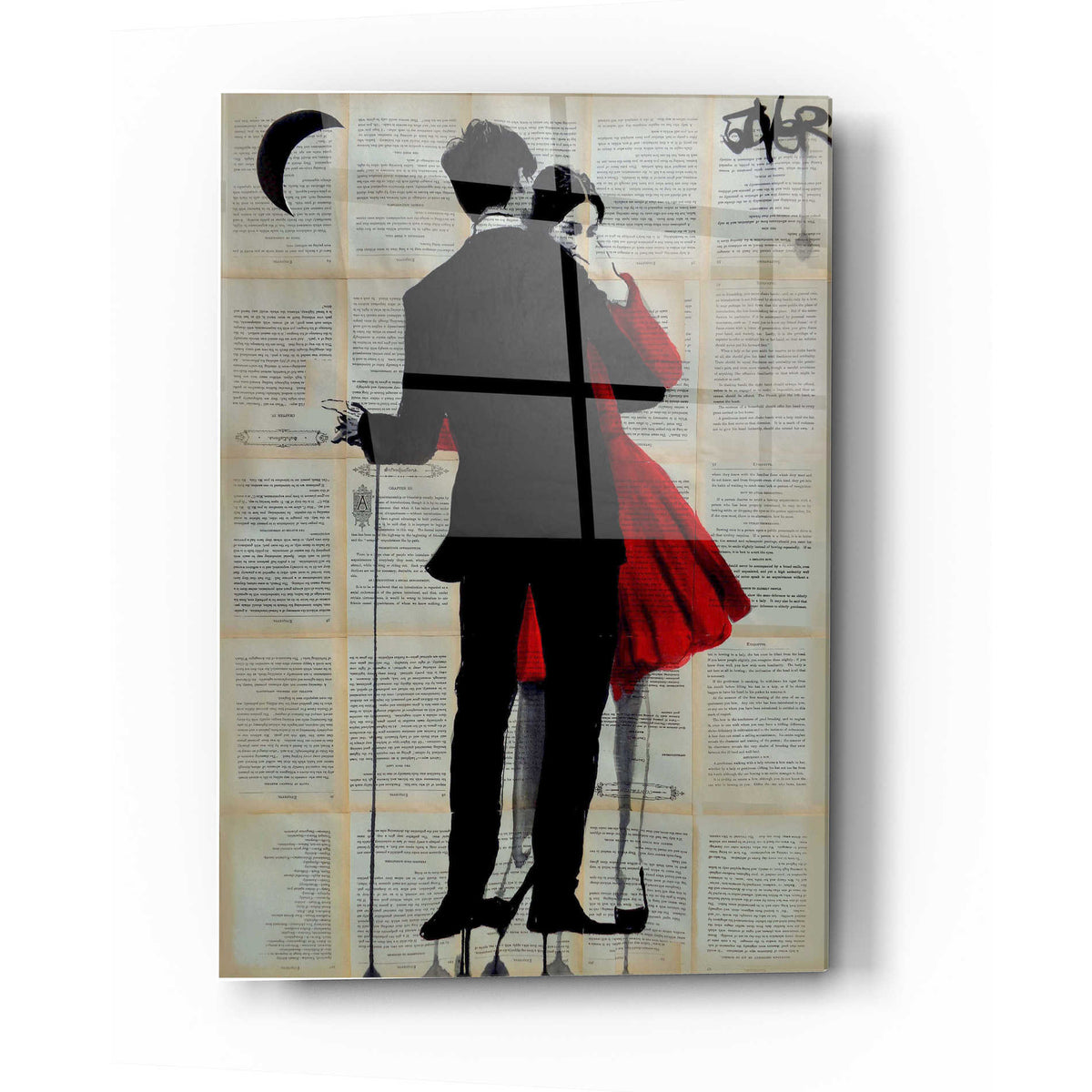 Epic Art 'True Romance' by Loui Jover, Acrylic Glass Wall Art