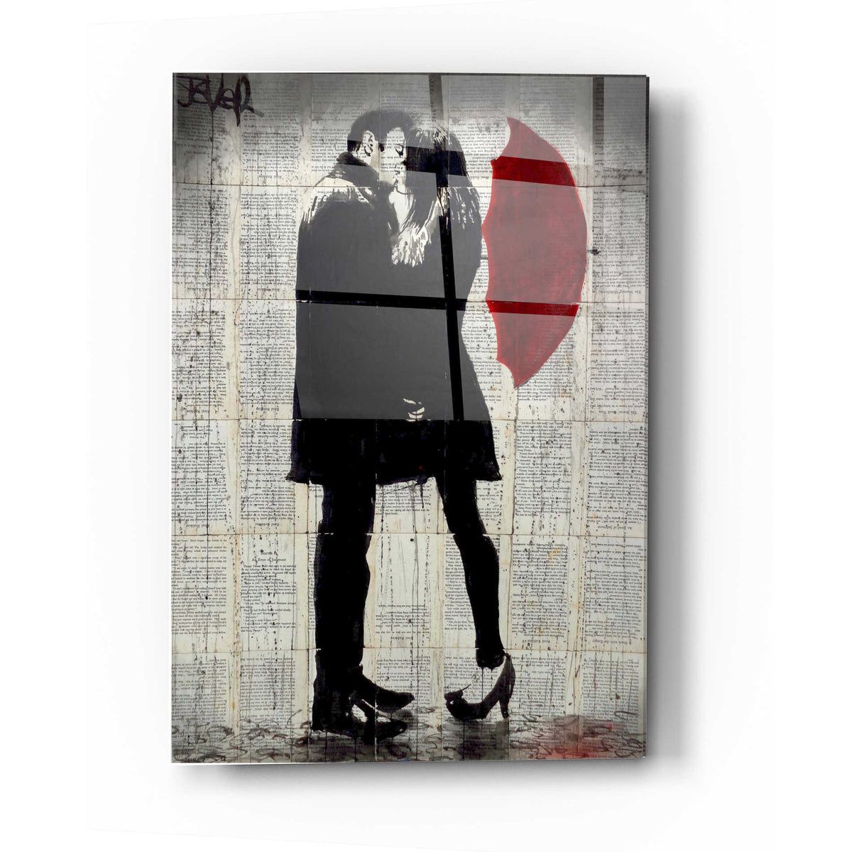 Epic Art 'Winters Kiss' by Loui Jover, Acrylic Glass Wall Art