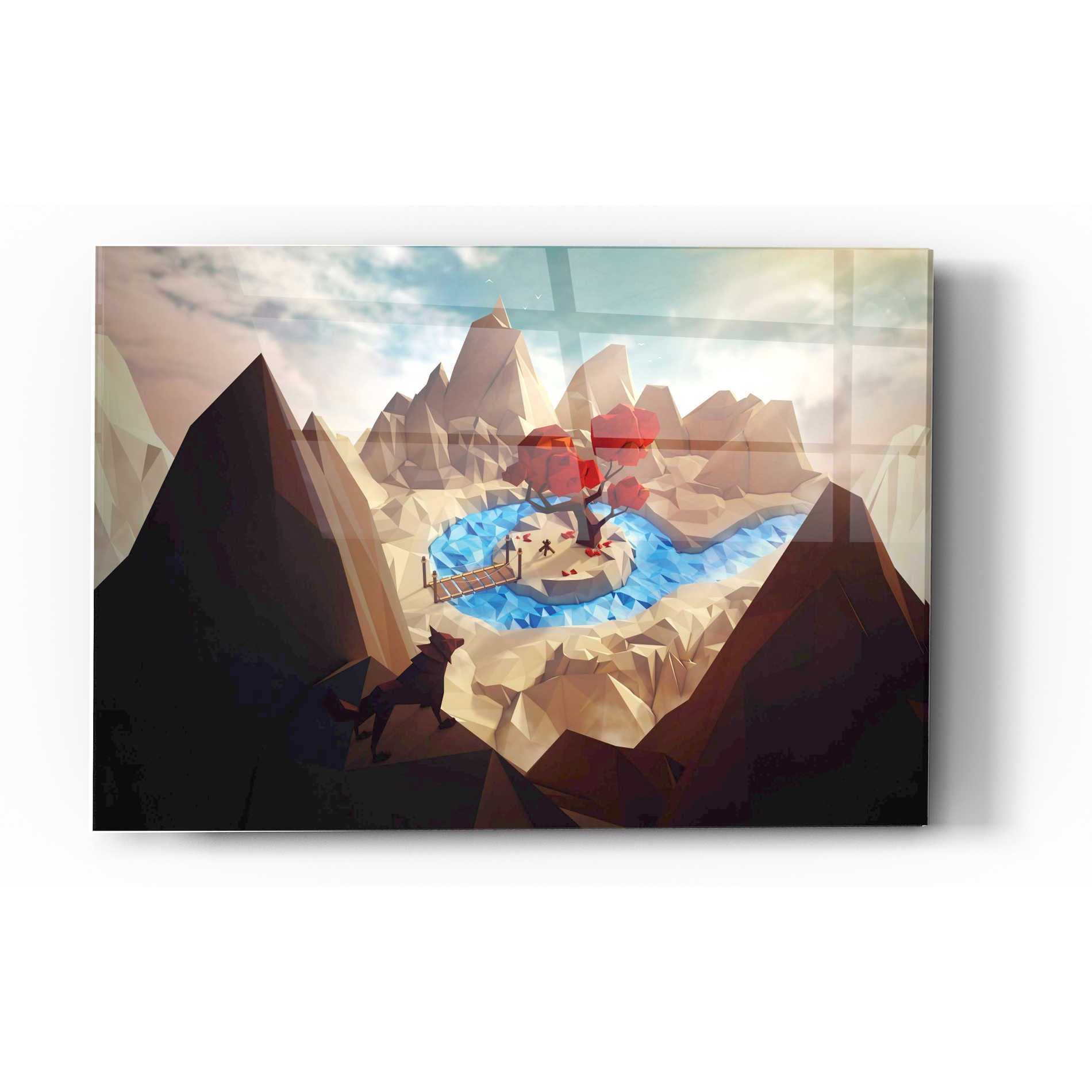 Epic Art 'Hidden Camp' by Jonathan Lam, Acrylic Glass Wall Art