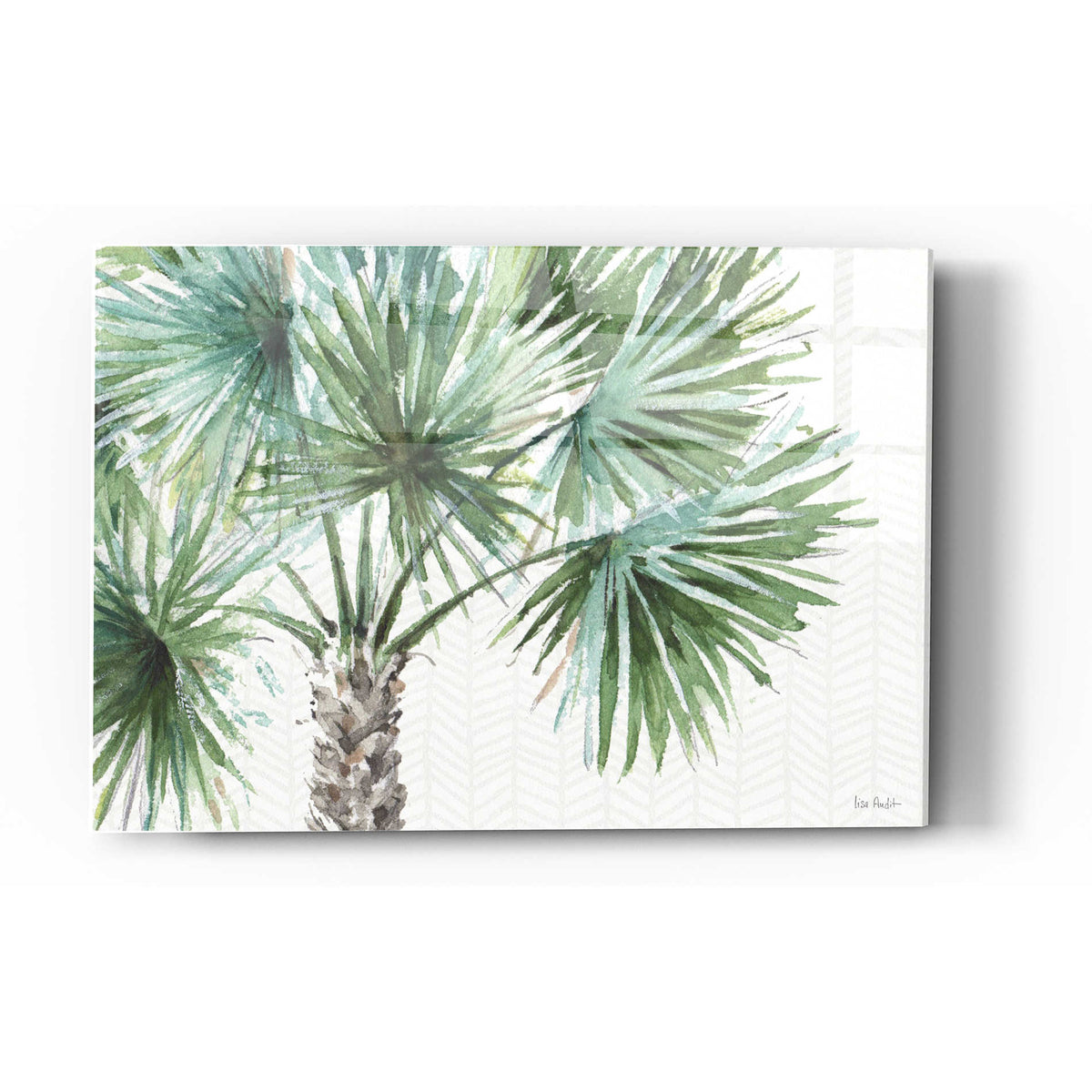 Epic Art 'Mixed Greens I' by Lisa Audit, Acrylic Glass Wall Art