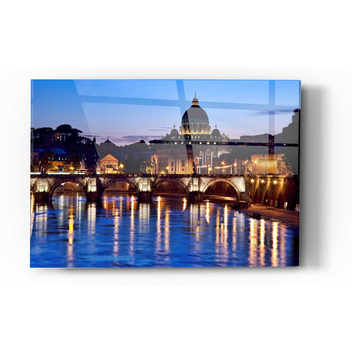 Epic Art 'Evening Reflections,' Acrylic Glass Wall Art