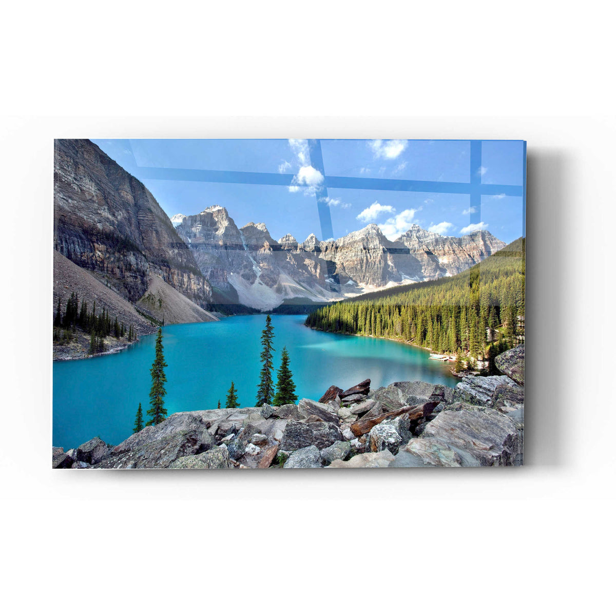 Epic Art 'Valley of the Ten Peaks,' Acrylic Glass Wall Art