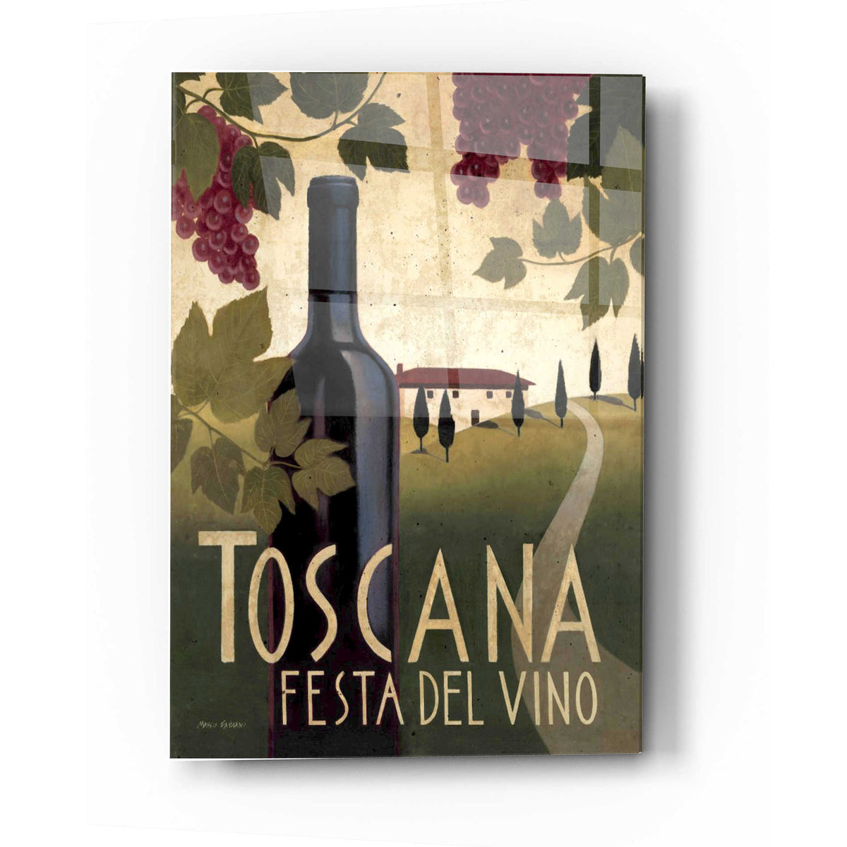 Epic Art 'Wine Festival I' by Marco Fabiano, Acrylic Glass Wall Art