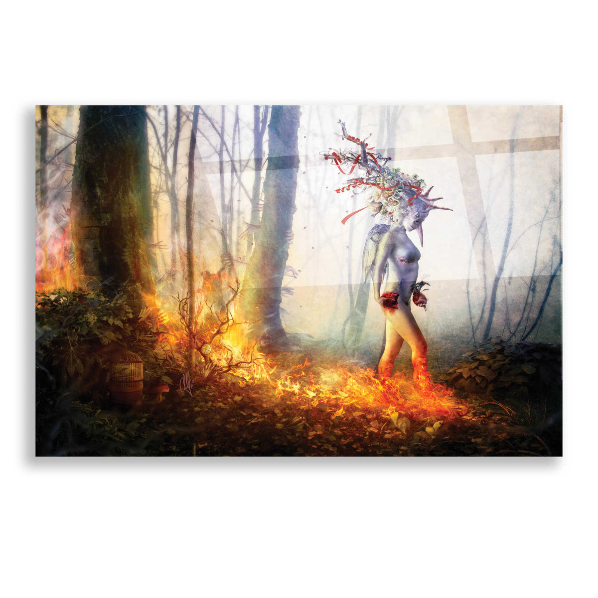 Epic Art 'Trust in Me' by Mario Sanchez Nevado, Acrylic Glass Wall Art