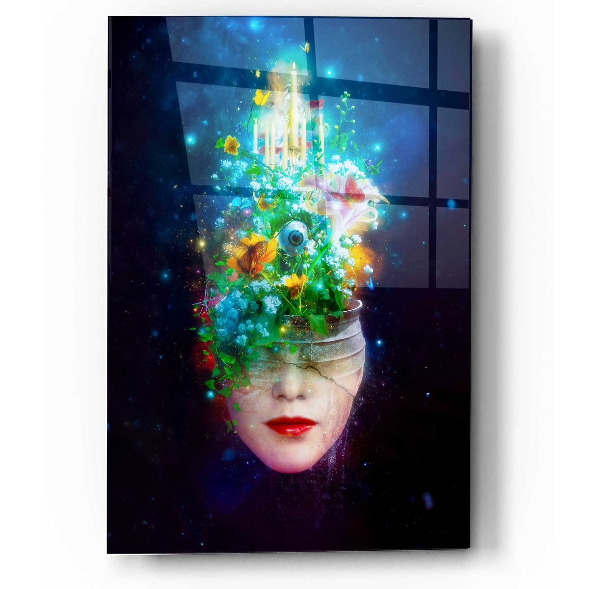 Epic Art 'Herbal Movement' by Mario Sanchez Nevado, Acrylic Glass Wall Art
