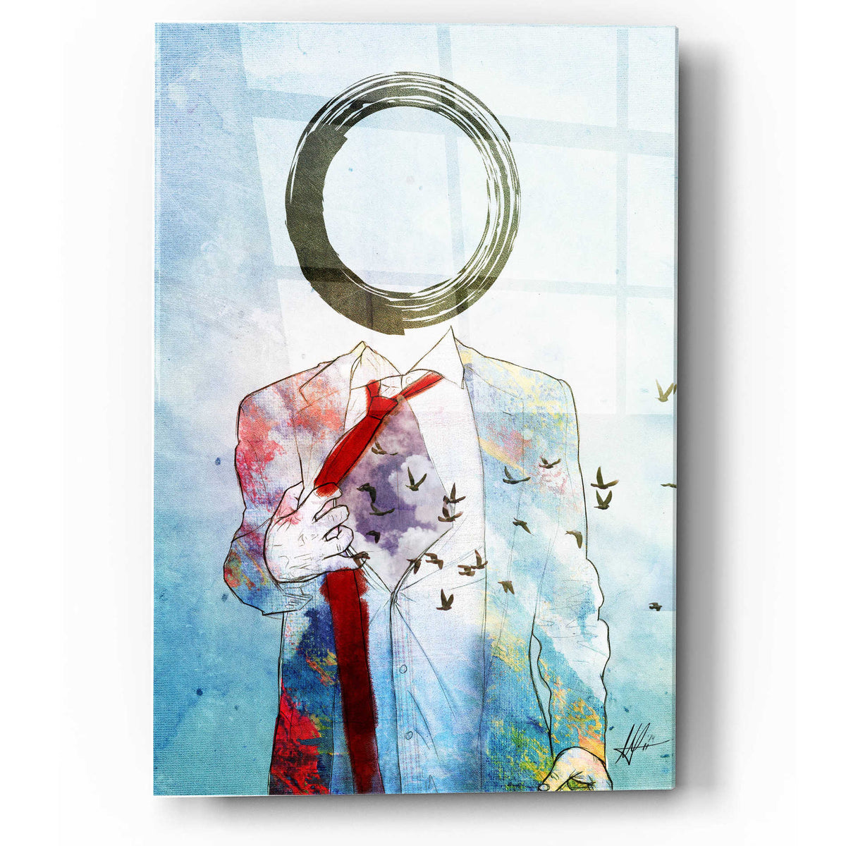 Epic Art 'Zero' by Mario Sanchez Nevado, Acrylic Glass Wall Art